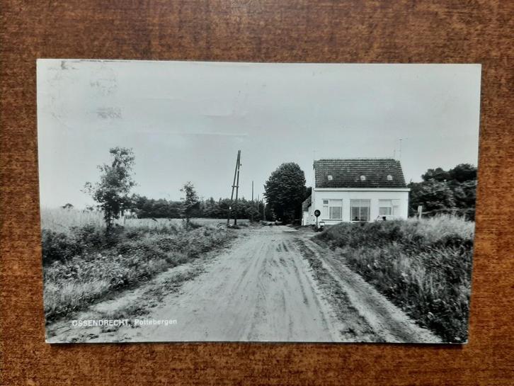 oude kaart Ossendrecht, Pottebergen, 1964, Verzamelen, Ansichtkaarten | Nederland, Gelopen, Noord-Brabant, 1960 tot 1980, Ophalen of Verzenden