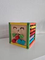 Houten speelgoed tel raam blok en kralen spin, Ophalen of Verzenden, Zo goed als nieuw