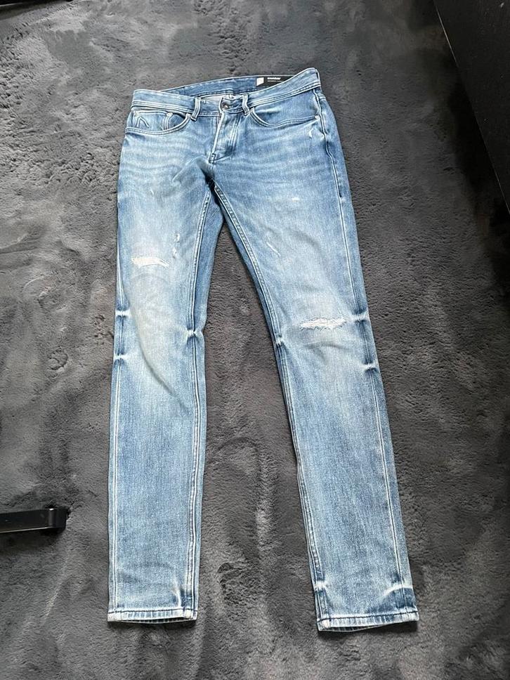 Blauwe Chasin slim fit spijkerbroek, Kleding | Heren, Spijkerbroeken en Jeans, Zo goed als nieuw, Overige jeansmaten, Blauw, Ophalen of Verzenden