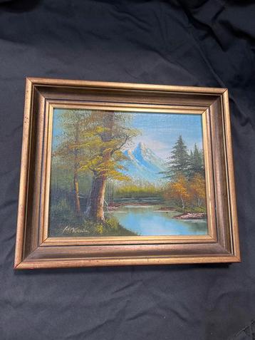 Schilderij berglandschap beschikbaar voor biedingen