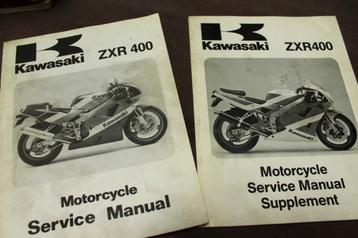 Kawasaki ZXR4001990/1991 motorcycle service manual ZX400  beschikbaar voor biedingen