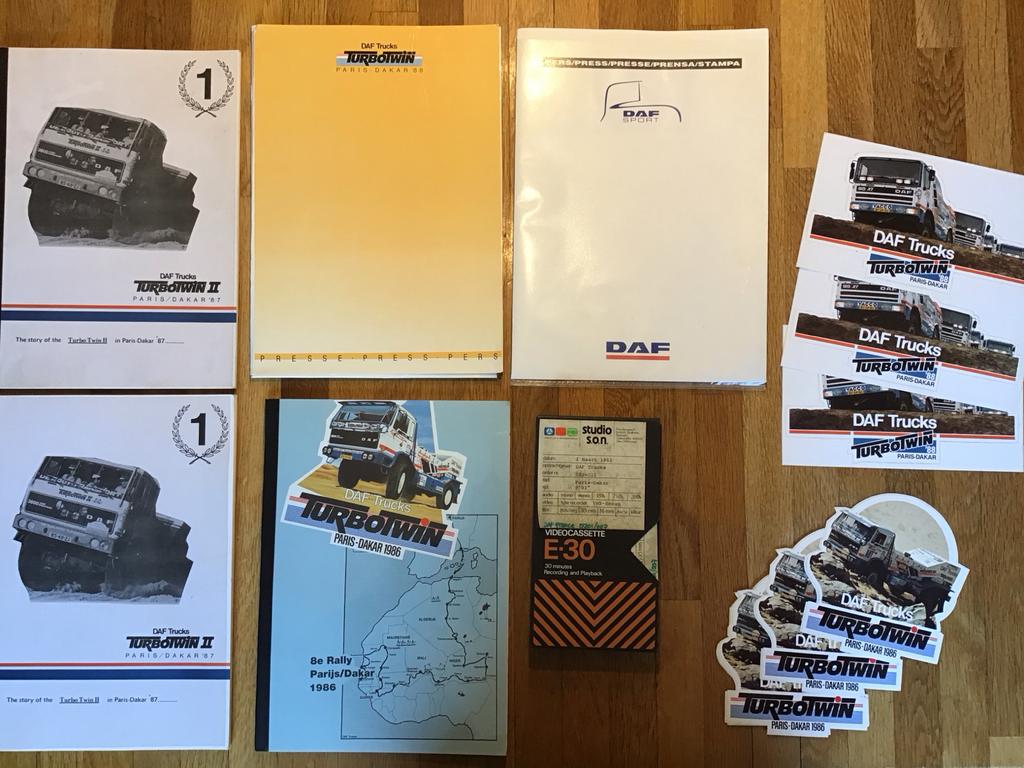 DAF Trucks TurboTwin Paris Dakar Collectie, Verzamelen, Automerken, Motoren en Formule 1, Zo goed als nieuw, Ophalen of Verzenden