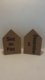 Tekstbordjes Sinterklaas, Ophalen of Verzenden, Zo goed als nieuw