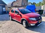 Dacia Sandero 0.9 TCE 66KW Stepway 2014 Rood, Auto's, Voorwielaandrijving, 898 cc, Stof, 4 cilinders