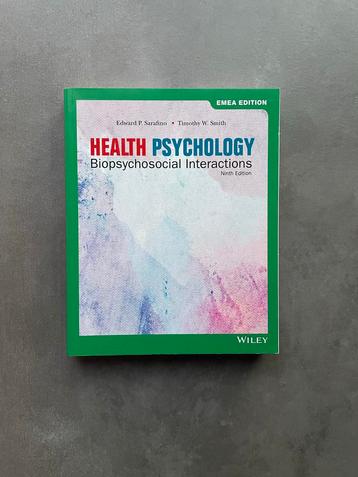Health Psychology - Nieuw! 9781119586937 beschikbaar voor biedingen