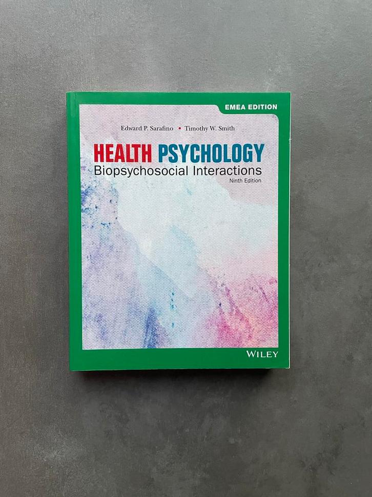 Health Psychology - Nieuw! 9781119586937, Boeken, Psychologie, Nieuw, Overige onderwerpen, Ophalen of Verzenden