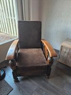 Opa's Stoel - Alleen Afhalen, Huis en Inrichting, Fauteuils, Hout, Gebruikt, Ophalen of Verzenden, 50 tot 75 cm