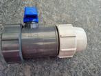 Plasson kogelkraan 50mm, Pvc, Overige typen, Ophalen of Verzenden, Zo goed als nieuw