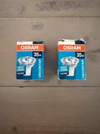 2x GU4 12V 35 W Halogeen Spotjes, Gebruikt, Minder dan 30 watt, Halogeen (gloei)lamp, Bipin of Steekvoet