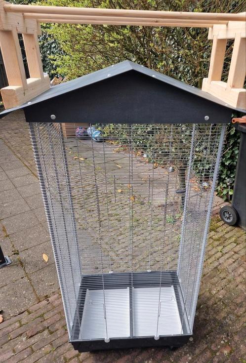 Vogelkooi, Dieren en Toebehoren, Vogels | Hokken en Kooien, Zo goed als nieuw, Vogelkooi, Metaal, Ophalen