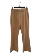 Studio Anneloes broek bonded flared Dark Sahara M, Kleding | Dames, Broeken en Pantalons, Maat 38/40 (M), Beige, Ophalen of Verzenden