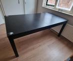 Zwarte eettafel, gratis!!, Ophalen, Gebruikt, 50 tot 100 cm, 150 tot 200 cm