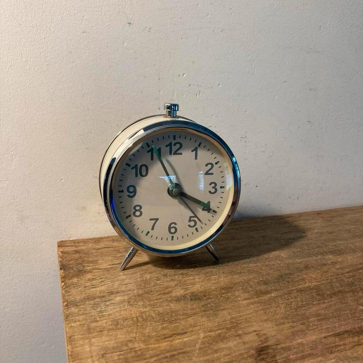 Vintage Wekker - Werkt Prima!, Antiek en Kunst, Curiosa en Brocante, Ophalen of Verzenden