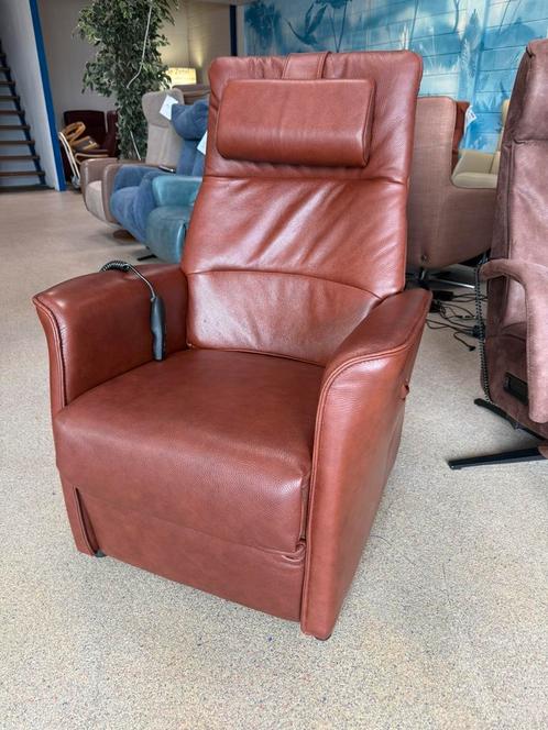 Luxe De toekomst sta op stoel relax fauteuil gratis bezorgd, Huis en Inrichting, Fauteuils, Nieuw, Leer, Ophalen of Verzenden