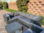 loungeset + stoel antraciet, Tuin en Terras, Ophalen, Gebruikt, Kunststof, Stoel