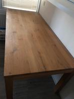 Houten eettafel, Huis en Inrichting, Ophalen, Gebruikt, 100 tot 150 cm, Eikenhout