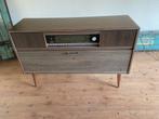 Vintage radio met pickup meubel, Ophalen, Gebruikt
