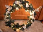 VINTAGE KERSTKRANS MET VERLICHTING RETRO 70 80 euro, Ophalen of Verzenden, Zo goed als nieuw