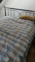 Tweepersoonsbed, Gebruikt, Blauw, Twijfelaar, 200 cm
