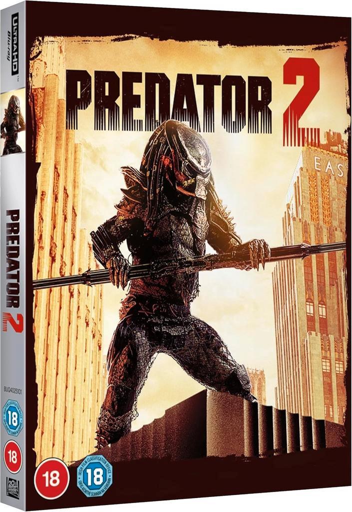 Predator 2 4K UHD/Ultra HD Blu-Ray UK NLO (Geseald), Cd's en Dvd's, Blu-ray, Nieuw in verpakking, Actie, Ophalen of Verzenden