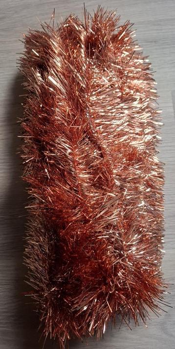 Kerstslinger rose goud 8 meter. beschikbaar voor biedingen