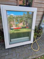 Kunststof houtlook raamkozijnen 3st.  incl. dubbel HR++ glas, Doe-het-zelf en Verbouw, Kozijnen en Schuifpuien, Kunststof, Raamkozijn