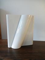 Vintage design Pino Spagnolo, Sicart jaren 70 vaas., Gebruikt, Wit, Aardewerk of Porselein, Ophalen of Verzenden