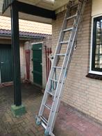 Uitschuifladder, Doe-het-zelf en Verbouw, Ladder, Gebruikt, Opvouwbaar of Inschuifbaar, 4 meter of meer