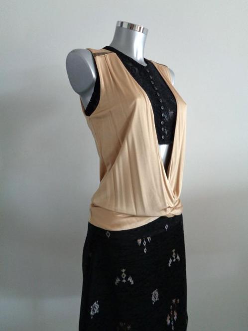 By Malene Birger gouden top, maat L, Nieuw, kaartjes, Kleding | Dames, Tops, Nieuw, Overige kleuren, Zonder mouw, Verzenden