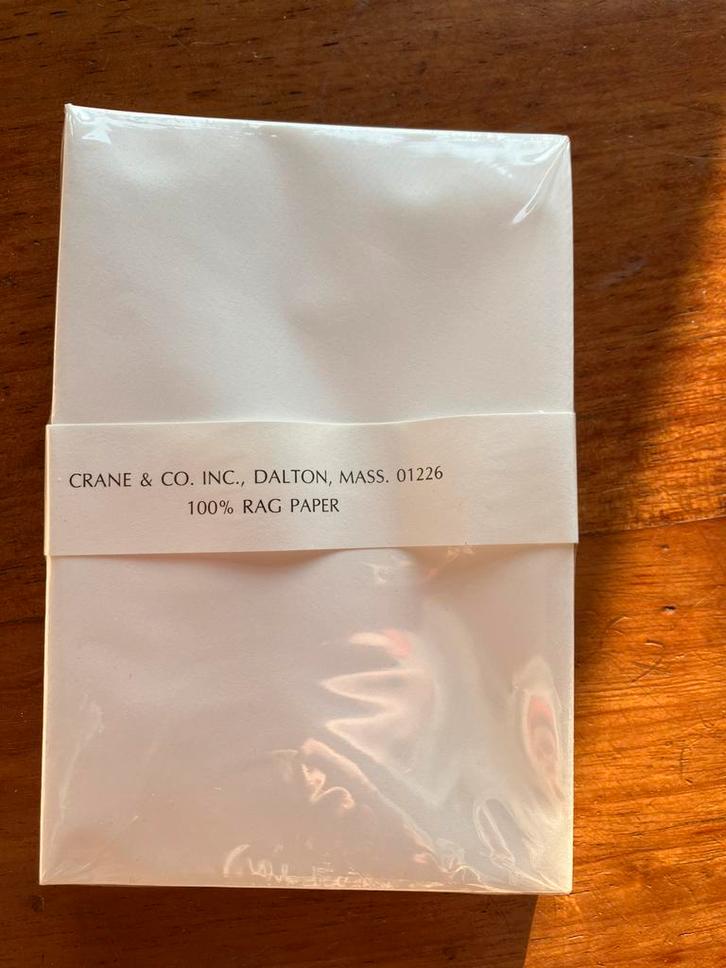 Crane’s gevoerde enveloppen, Diversen, Papierwaren, Nieuw, Ophalen of Verzenden