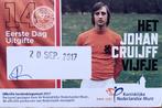 Eerste dag uitgifte Johan Cruyff vijfje, Postzegels en Munten, Munten en Bankbiljetten | Verzamelingen, Nederland, Ophalen of Verzenden