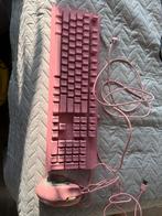 Roze Razer Toetsenbord en Muis Set - Zo goed als nieuw, Ergonomisch, Ophalen of Verzenden, Zo goed als nieuw, Qwerty