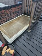 Houten dakterras met hekwerk - 30m2, Tuin en Terras, Ophalen of Verzenden, Gebruikt, Hout