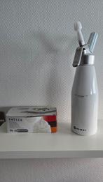 Hendi Slagroomspuit RVS Wit 1L, Ophalen, Gebruikt