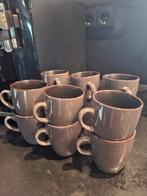 Koffie mokken grijs 12 stuks, Huis en Inrichting, Ophalen, Zo goed als nieuw