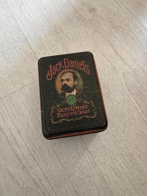 Jack Daniels Speelkaarten in Blik, Verzamelen, Blikken, Gebruikt, Overige, Overige merken, Ophalen of Verzenden