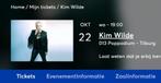 Kim Wilde 013 in Tilburg concert, Twee personen, Oktober