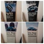 Dealerborden MG ZT / 260 V8 / Rover 75 mk2, 4 stuks, Ophalen, Zo goed als nieuw, Auto's