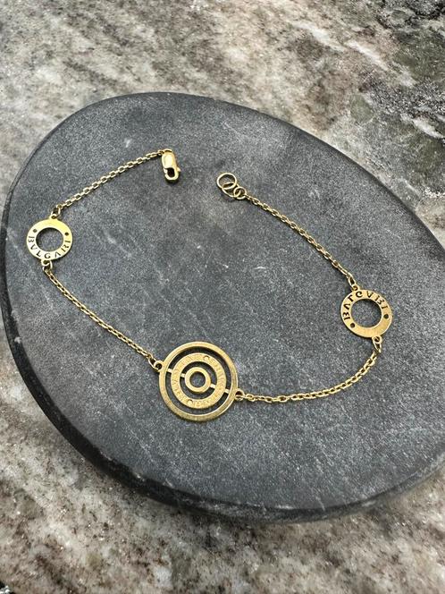 18k Gouden Bvlgari Armband, Sieraden, Tassen en Uiterlijk, Kettingen, Gebruikt, Goud, Met hanger, Ophalen of Verzenden