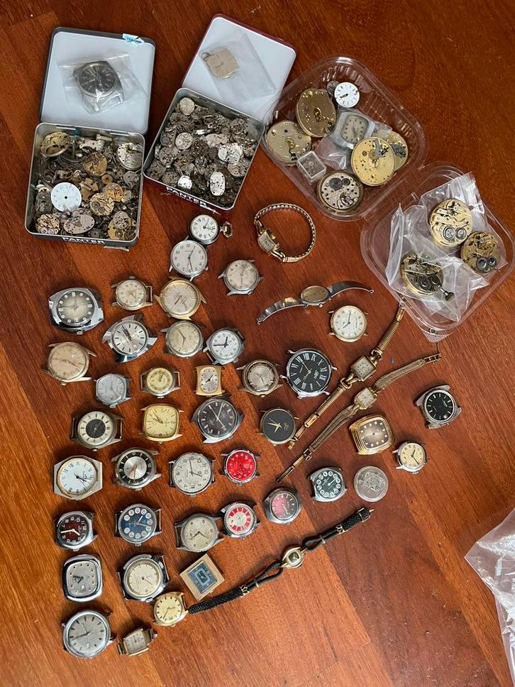 Horloges, Sieraden, Tassen en Uiterlijk, Horloges | Antiek, Overige merken, Staal, 1960 of later, Ophalen of Verzenden