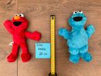 2 gebruikte, niet kapot, Koekiemonster en Elmo 20cm knuffels, Verzamelen, Ophalen, Gebruikt, Beeldje of Figuurtje