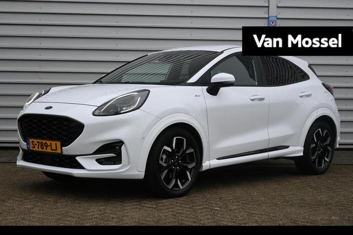 Ford Puma 1.0 EcoBoost Hybrid ST-Line X 125PK | Half leder |, Auto's, Ford, Bedrijf, Te koop, Puma, ABS, Achteruitrijcamera, Airbags