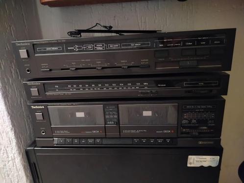 Technics SU-300 Hi-Fi System – Amplifier, Tuner & Cassette D, Audio, Tv en Foto, Stereo-sets, Gebruikt, Speakers, Overige merken