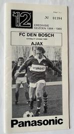 Programma FC Den Bosch - Ajax 1984-1985, Ajax, Verzenden