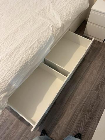 Tweepersoonsbed met matras 160x200 - afbeelding 5