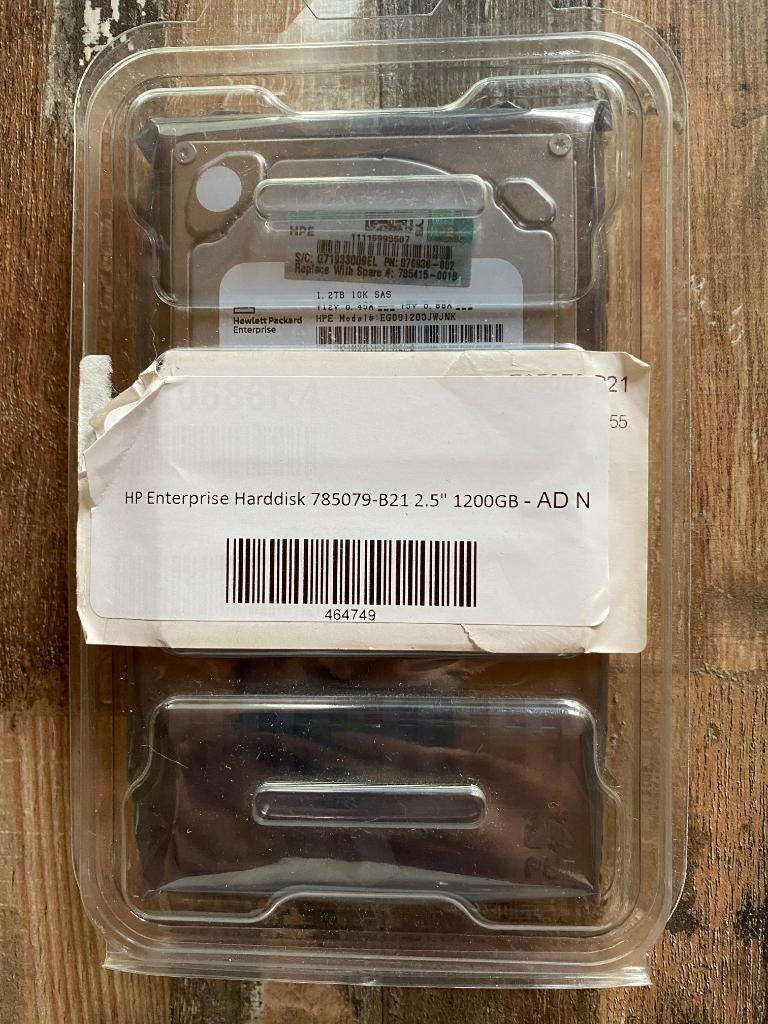 HP Enterprise harddisk 1200GB SAS (NIEUW), Intern, SAS, Server, HDD