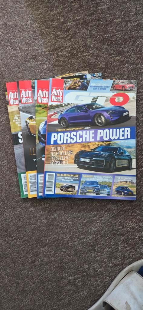 AutoWeek tijdschriften - Porsche Power en meer!, Boeken, Auto's | Folders en Tijdschriften, Gelezen, Porsche, Ophalen of Verzenden