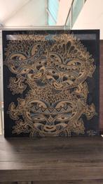 Uniek Batik Schilderij, Antiek en Kunst, Ophalen of Verzenden