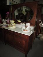 antieke eiken commode baby commode wit marmer 250,00, Antiek en Kunst, Verzenden