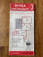 1954 landkaart Noord Holland van Nivea, Gelezen, Beiersdorf, Ophalen of Verzenden, Landkaart